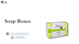 Soap boxes with quality printing