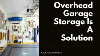 Overhead Garage Storage