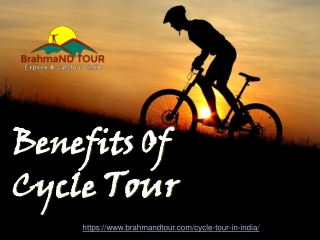 Benefits Of Cycle Tour