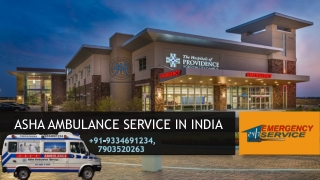 Get the best ICU Medical Road Ambulance Service |ASHA