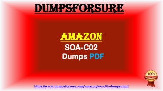 Valid Amazon Certified Developer SOA-C02 dumps - Dumpsforsure.com