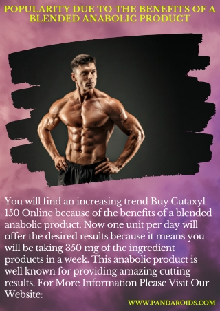 Popularity Due To The Benefits Of A Blended Anabolic Product