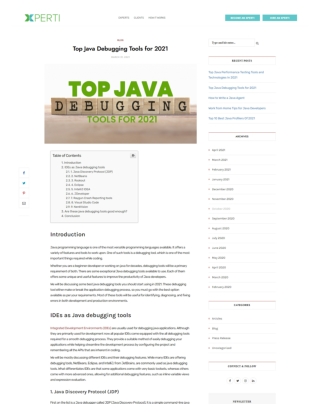 Top Java Debugging Tools for 2021