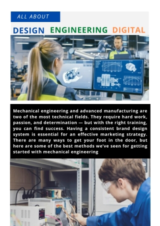 Mechanical Engineering - What Is Mechanical Engineering?