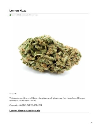Lemon Haze