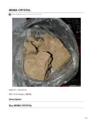 MDMA CRYSTAL