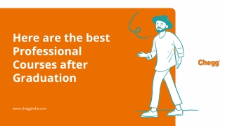 Professional Courses After Graduation