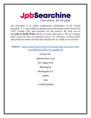 Legal Secretary Jobs in Birmingham | Jobsearchine.co.uk