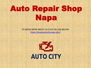 Auto City Repair Shop Napa