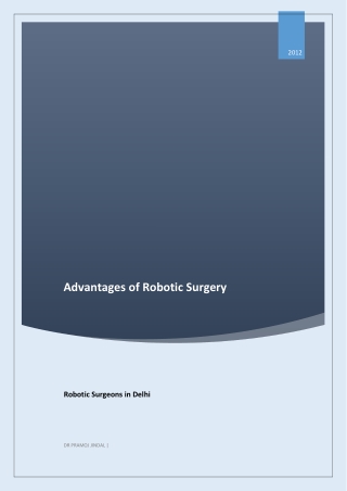 Contacts Best Robotic Surgeons in Delhi