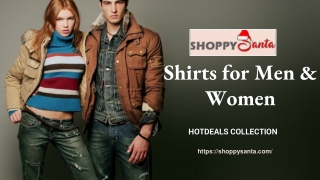 Shirts for Men & Women Online at ShoppySanta