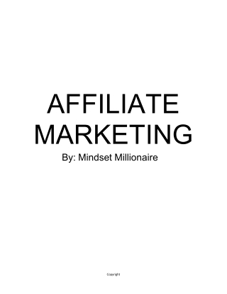 Affiliate Marketing Mastery Free Training