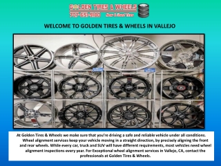 Wheel Alignment Vallejo