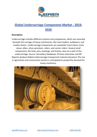Global Undercarriage Components Market - 2019-2026