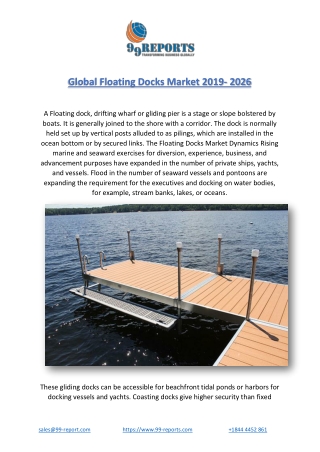 Global Floating Docks Market 2019- 2026