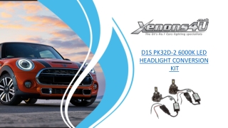 D1S PK32d-2 6000K LED Headlight Conversion kit