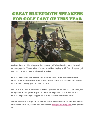 Best golf training aids