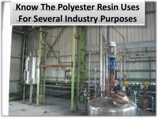 Other advantages: Polyester resin for pultrusion offers