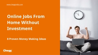 Online Jobs from Home without Investment – Proven Money