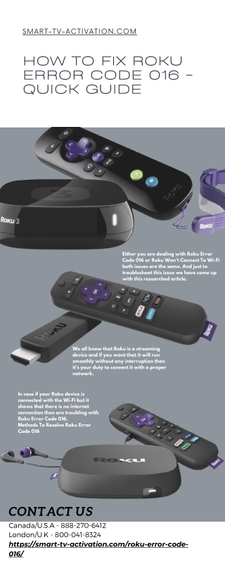 How to Fix Roku Error Code 016 - Quick Guide