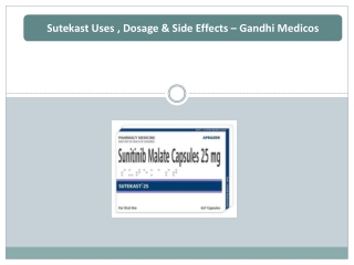 Sutekast Uses , Dosage & Side Effects – Gandhi Medicos