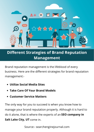 Different Strategies of Brand Reputation Management