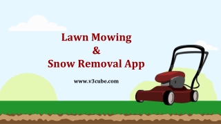 Lawn Mowing & Snow Removal App