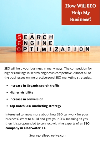 How Will SEO Help My Business?