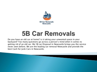 You Have Car For Scrap in Belmont