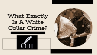 What Exactly Is A White Collar Crime?