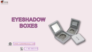 Printed cardboard eyeshadow packaging with free shipping in USA