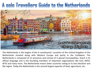 A solo Travellers Guide to the Netherlands