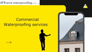 Commercial Waterproofing services