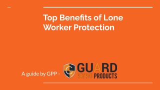 Lone Worker Protection