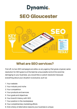 SEO Gloucester | Local SEO Gloucester