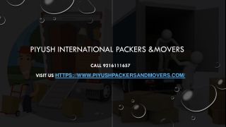 Choose The Best Packers And Movers in Chandigarh
