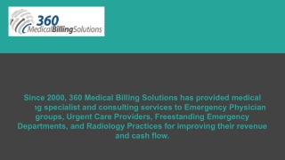 Michigan Emergency Physicians Billing Services - 360 Medical Billing Solutions