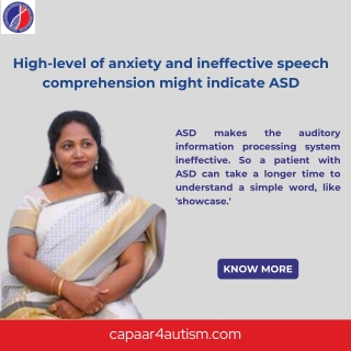 High-level of anxiety | Best Treatment for Autism in Bangalore | Capaar