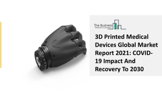 3D Printed Medical Devices Market Trends, Impressive Growth Rate And Research Insights By 2025