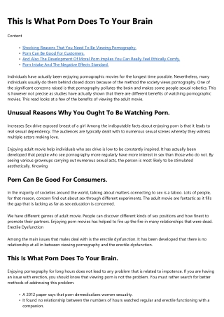 20 Reasons You Need to Stop Stressing About porn videos