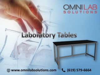 Get the best quality Laboratory Tables for reseach work - OMNI Lab Solutions