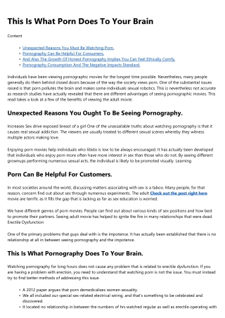 From Around the Web: 20 Fabulous Infographics About you pervert porn videos