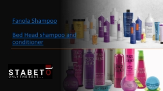 Fanola Shampoo - Bed Head Shampoo