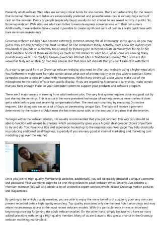 How to start out a Webcam Business enterprise - The Challenges and Myths