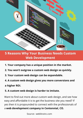 5 Reasons Why Your Business Needs Custom Web Development