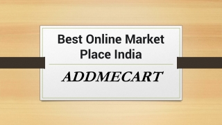 Best Online Market Place India