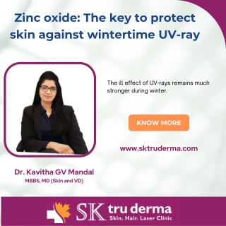 Zinc oxide and UV rays | Top dermatologist in bangalore | Dr.Kavitha GV Mandal | Sktruderma