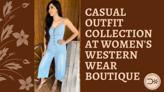 Casual Outfit Collection At Women's Western Wear Boutique