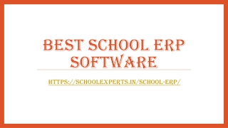 Best School ERP Software