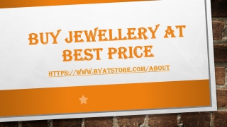 Buy jewellery at best price